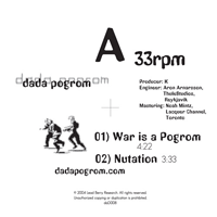 war is a pogrom 12 inch