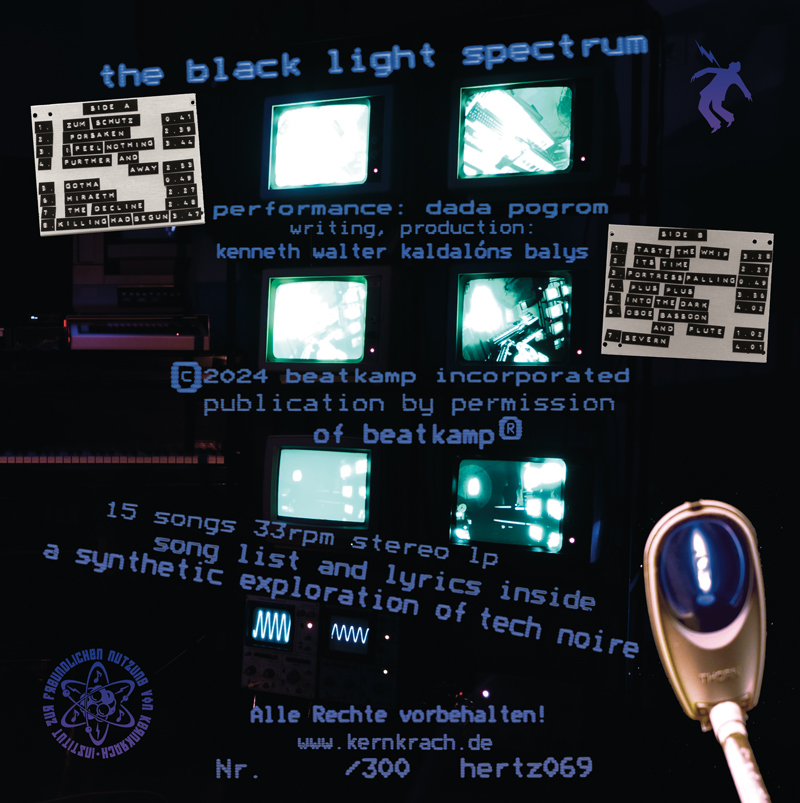 dada pogrom the the black light spectrum